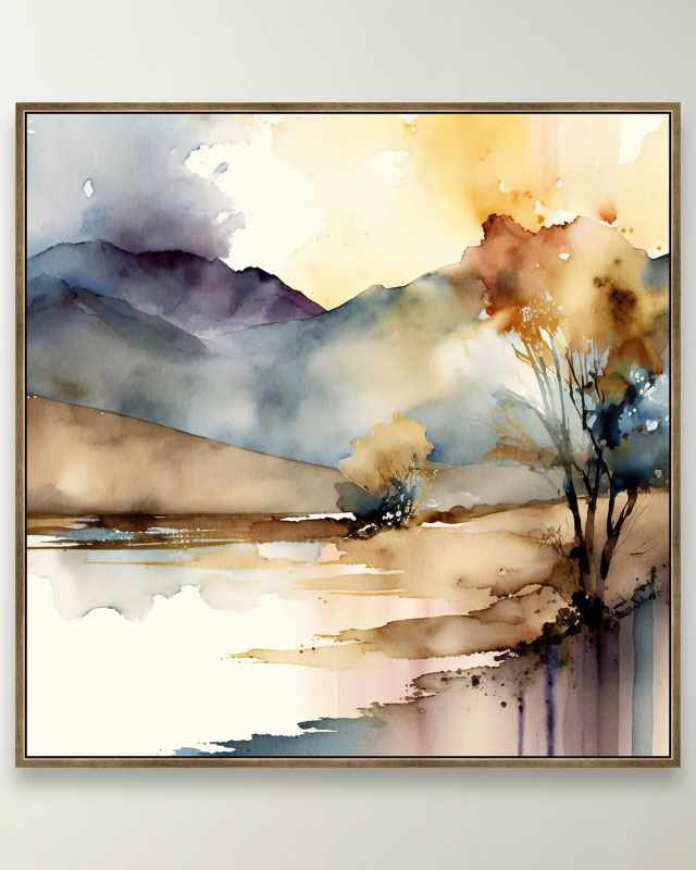"Radiant Reflections 3" Framed Giclee